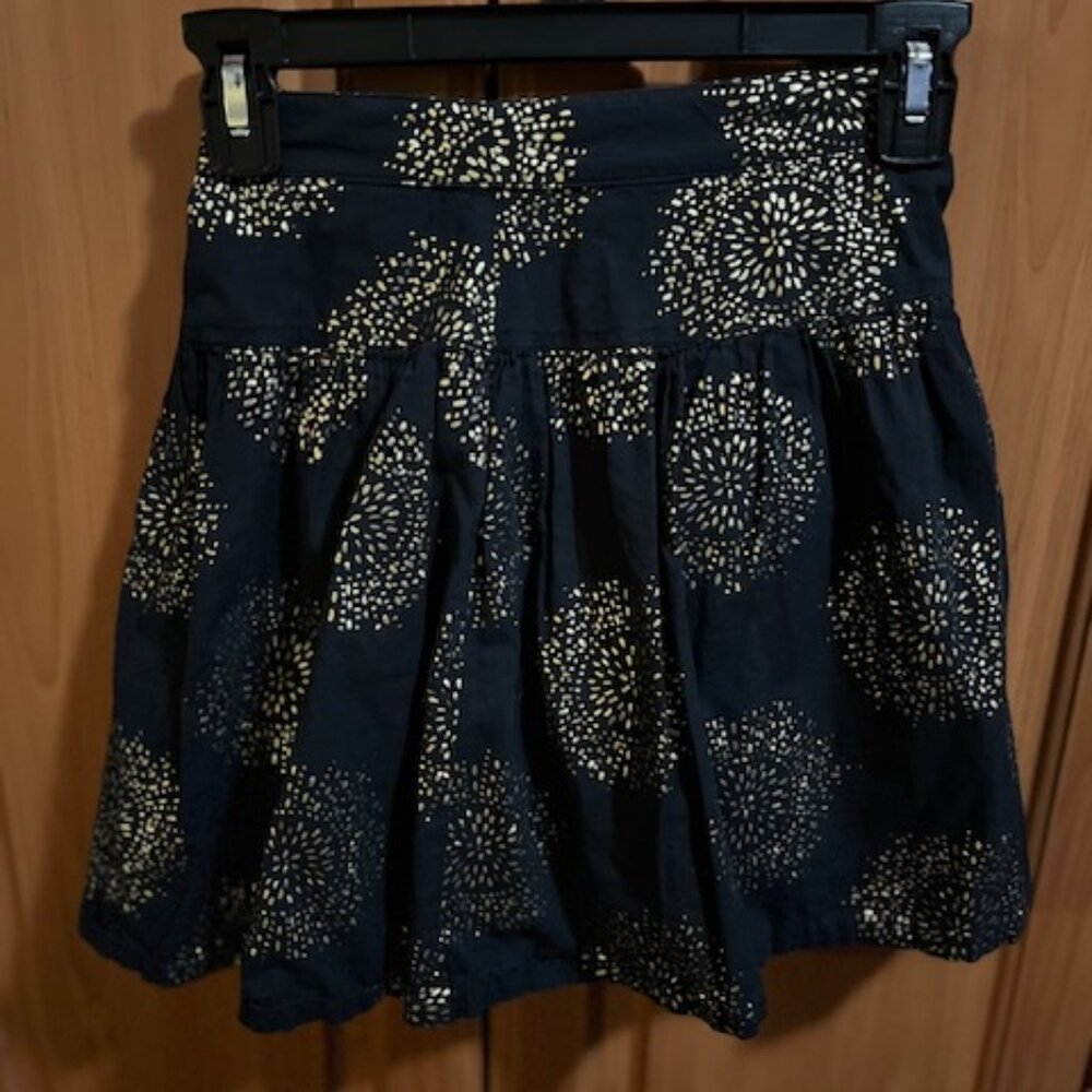 Girls black and paisely skirt